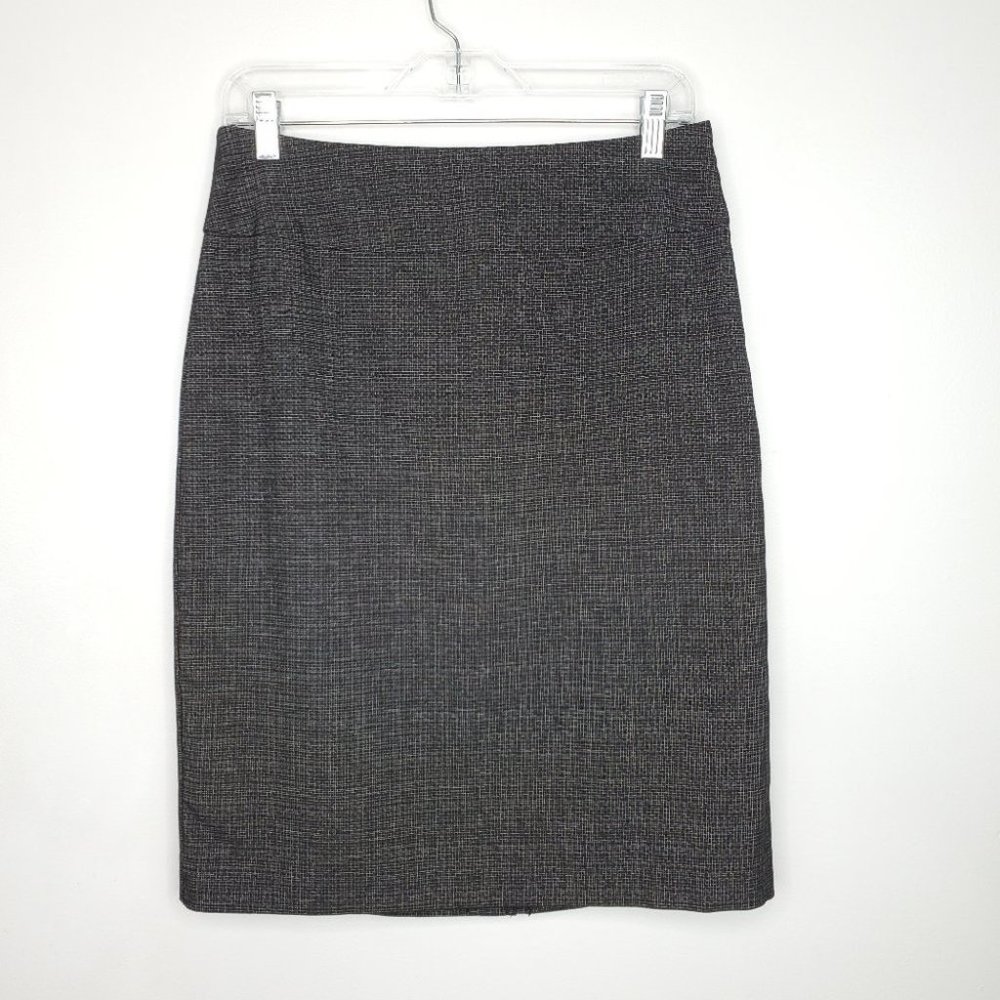 212 Collection Black White Career Pencil Skirt Size 6
